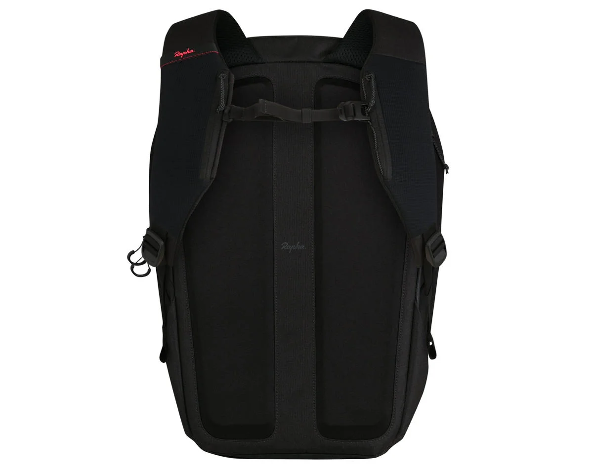 Rapha Domestique Backpack (Basic Black/Gray Pinstripe) (16L) - view 2